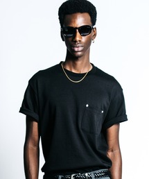 CRIMIE（クライミー）の「RIVET & DIALOG LOGO POCKET T SHIRT（Tシャツ/カットソー）」