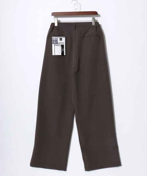 Lazar(ラザル)の「WIDE STRAIGT ONE TUCK SLACKS/TRストレッチ ワイドシルエット ストレート ワンタック スラックス/レディース メンズ(スラックス・メンズ・ブラック/ブラウン・M/L)」の12枚目の写真