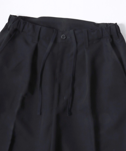 Lazar(ラザル)の「WIDE STRAIGT ONE TUCK SLACKS/TRストレッチ ワイドシルエット ストレート ワンタック スラックス/レディース メンズ(スラックス・メンズ・ブラック/ブラウン・M/L)」の13枚目の写真