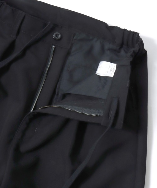 Lazar(ラザル)の「WIDE STRAIGT ONE TUCK SLACKS/TRストレッチ ワイドシルエット ストレート ワンタック スラックス/レディース メンズ(スラックス・メンズ・ブラック/ブラウン・M/L)」の15枚目の写真