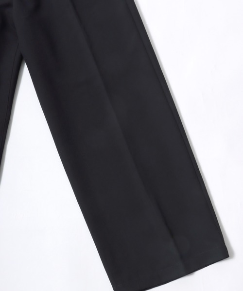 Lazar(ラザル)の「WIDE STRAIGT ONE TUCK SLACKS/TRストレッチ ワイドシルエット ストレート ワンタック スラックス/レディース メンズ(スラックス・メンズ・ブラック/ブラウン・M/L)」の16枚目の写真