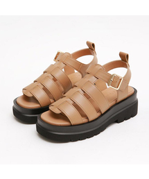 トップ3カラー チャンキー フィッシャーマンサンダル 6cm