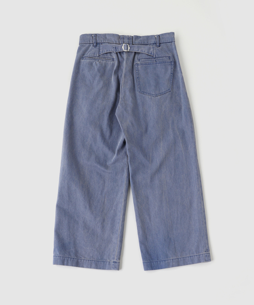 DAIRIKU(ダイリク)の「DAIRIKU / ダイリク Wide Two Tuck Chino Pants(チノパンツ・メンズ・ブラック/ブルー系その他/ベージュ・MEDIUM/SMALL)」の4枚目の写真