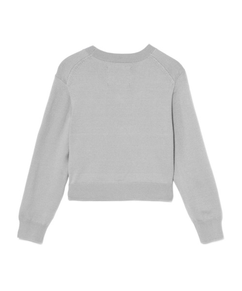 APEE BY A BATHING APE(エイピーバイアベイシングエイプ)の「MID SLEEVES SWEATER(ニット/セーター・レディース・グレー/ネイビー・SMALL/X-SMALL)」の3枚目の写真