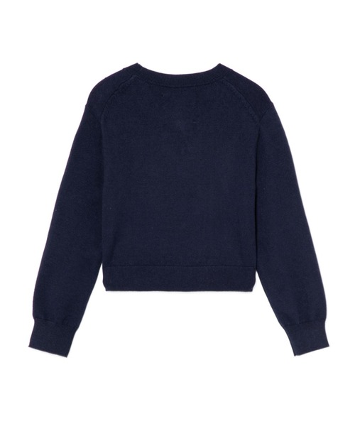 APEE BY A BATHING APE(エイピーバイアベイシングエイプ)の「MID SLEEVES SWEATER(ニット/セーター・レディース・グレー/ネイビー・SMALL/X-SMALL)」の4枚目の写真