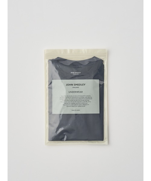 JOHN SMEDLEY(ジョンスメドレー)の「コットンクルーネック半袖Tシャツ(Tシャツ/カットソー・レディース・ネイビー・1)」の2枚目の写真
