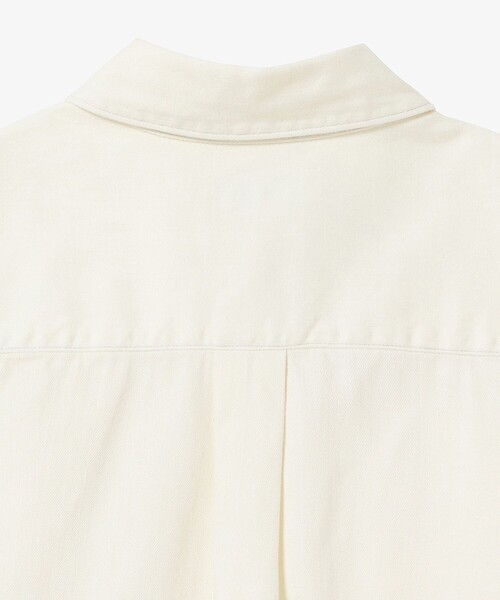 LACOSTE(ラコステ)の「デニムクロップドシャツ(シャツ/ブラウス・レディース・ブルー/オフホワイト・38/40/36/34)」の15枚目の写真