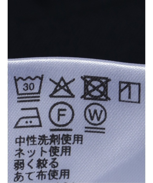 m.f.editorial（エムエフエディトリアル）の「【シアー素材 軽量 ウォッシャブル】m.f.エディトリアル レディース 麻調合繊 ダブル ジャケット 紺（テーラードジャケット・レディース・ネイビー・MEDIUM/LARGE）」の16枚目の写真
