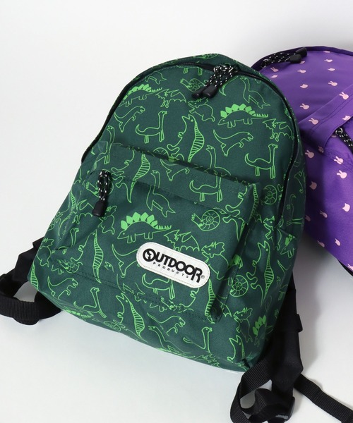 OUTDOOR PRODUCTS(アウトドアプロダクツ)の「2026SS OUTDOOR PRODUCTS/アウトドアプロダクツ 総柄 チアフルデイパック リュック 容量13L キッズ(バックパック/リュック・キッズ・マスタード/ピンク系その他2/グリーン/ピンク/ブルー/ピンク系その他/パープル/ブルー系その他/グリーン系その他・FREE)」の2枚目の写真
