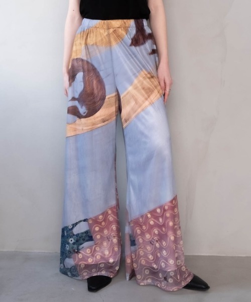 sahara（サハラ）の「【PRE ORDER】Art Print Sheer Pants（その他パンツ・レディース・その他1/その他2/その他3・FREE）」の3枚目の写真