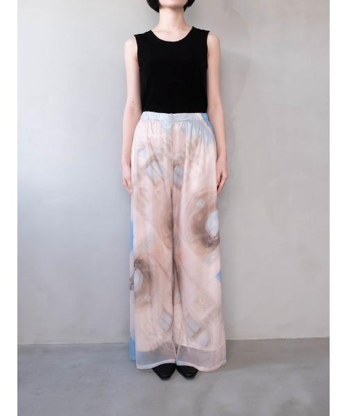 sahara（サハラ）の「【PRE ORDER】Art Print Sheer Pants（その他パンツ・レディース・その他1/その他2/その他3・FREE）」の7枚目の写真