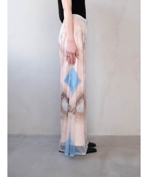 sahara（サハラ）の「【PRE ORDER】Art Print Sheer Pants（その他パンツ・レディース・その他1/その他2/その他3・FREE）」の8枚目の写真
