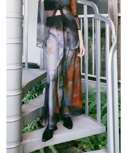 sahara（サハラ）の「【PRE ORDER】Art Print Sheer Pants（その他パンツ・レディース・その他1/その他2/その他3・FREE）」の11枚目の写真