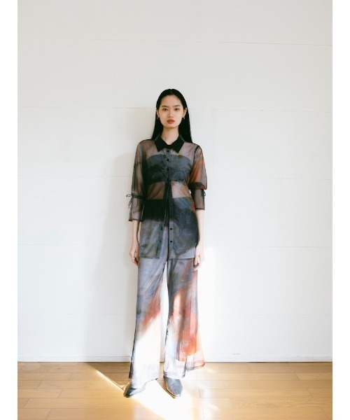 sahara（サハラ）の「【PRE ORDER】Art Print Sheer Pants（その他パンツ・レディース・その他1/その他2/その他3・FREE）」の19枚目の写真