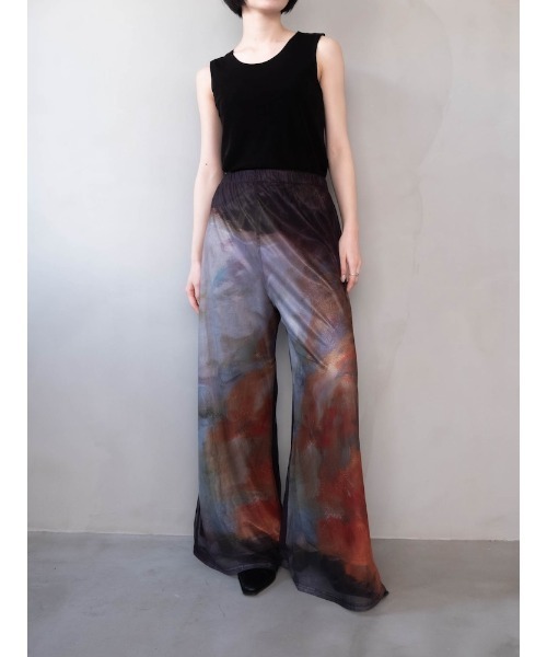 sahara（サハラ）の「【PRE ORDER】Art Print Sheer Pants（その他パンツ・レディース・その他1/その他2/その他3・FREE）」の22枚目の写真