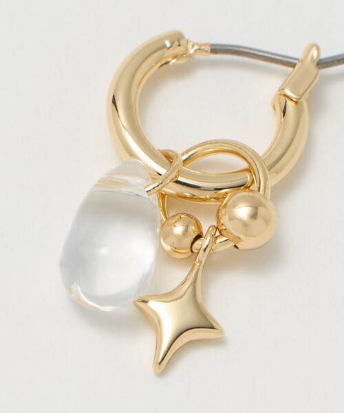 green label relaxing（グリーンレーベルリラクシング）の「4WAY パーツミックス ピアス（ピアス（両耳用）・レディース・シルバー/ゴールド・FREE）」の6枚目の写真