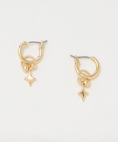 green label relaxing（グリーンレーベルリラクシング）の「4WAY パーツミックス ピアス（ピアス（両耳用）・レディース・シルバー/ゴールド・FREE）」の9枚目の写真