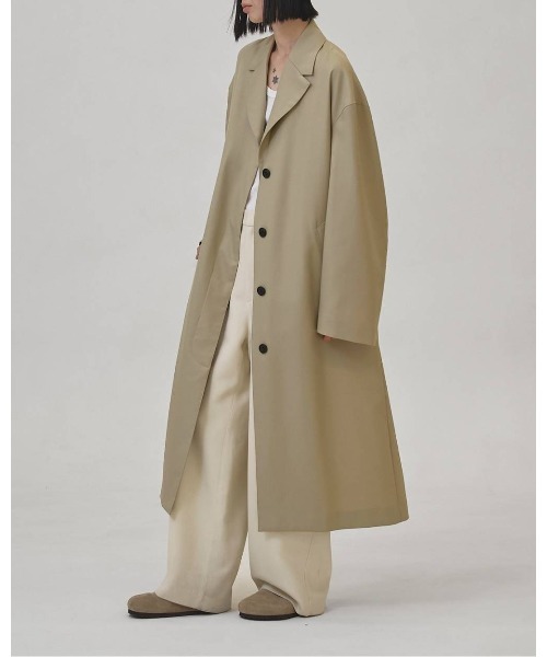 TODAYFUL（トゥデイフル）の「TODAYFUL Wool100% Spring Coat 12610003（トレンチコート・レディース・グリーン/ブラック・38/36）」の2枚目の写真