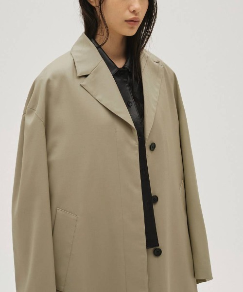 TODAYFUL（トゥデイフル）の「TODAYFUL Wool100% Spring Coat 12610003（トレンチコート・レディース・グリーン/ブラック・38/36）」の17枚目の写真