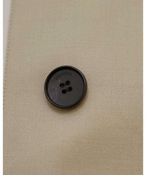 TODAYFUL（トゥデイフル）の「TODAYFUL Wool100% Spring Coat 12610003（トレンチコート・レディース・グリーン/ブラック・38/36）」の9枚目の写真