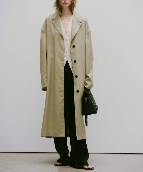 TODAYFUL（トゥデイフル）の「TODAYFUL Wool100% Spring Coat 12610003（トレンチコート・レディース・グリーン/ブラック・38/36）」の11枚目の写真