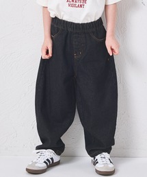 pairmanon（ペアマノン）の「ユニセックス ネームタグ付き カーブデニムパンツ（デニムパンツ）」