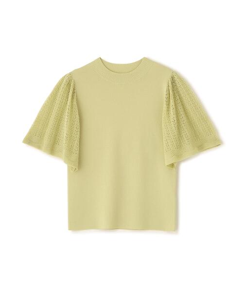 PROPORTION BODY DRESSING（プロポーションボディドレッシング）の「透かし編みスリーブニット / 1216170305（ニット/セーター・レディース・ピンク/ホワイト系その他/イエロー・MEDIUM/SMALL）」の15枚目の写真