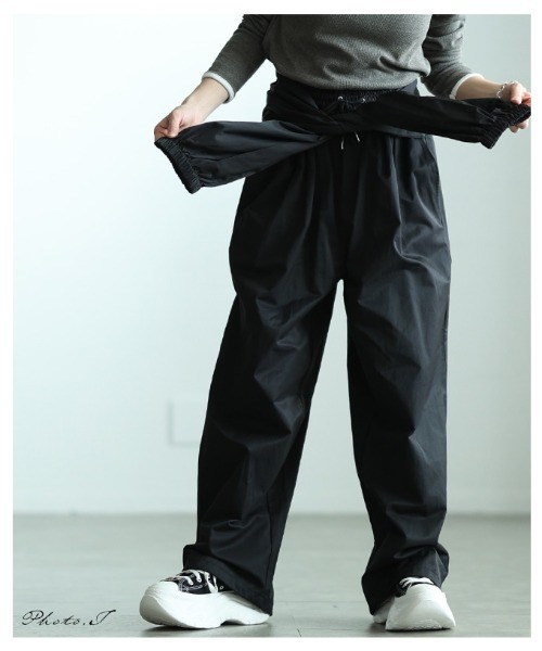 Sawa a la mode(サワアラモード)の「ウエスト巻き2wayワイドジョガーパンツ(その他パンツ・レディース・ブラウン/ブラック/アイボリー・FREE)」の8枚目の写真