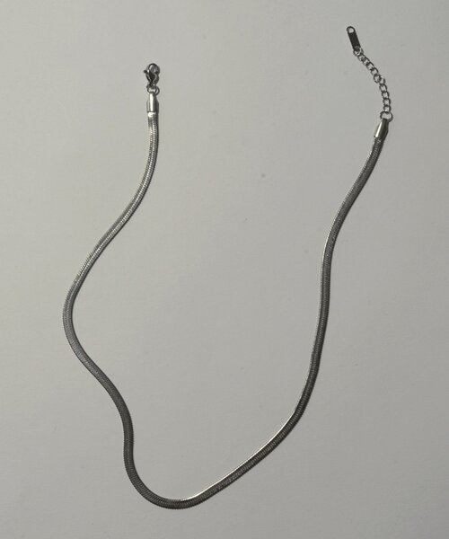 Lui's（ルイス）の「Ah Necklace 01 / スネークチェーンネックレス（ネックレス・レディース・シルバー・FREE）」の9枚目の写真