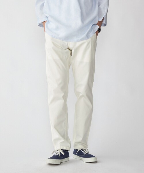 SHIPS（シップス）の「SHIPS: ライト カラー テーパード チノ（チノパンツ・メンズ・ベージュ/グレー/ホワイト/ネイビー・33/32/31/30/29/34）」の2枚目の写真