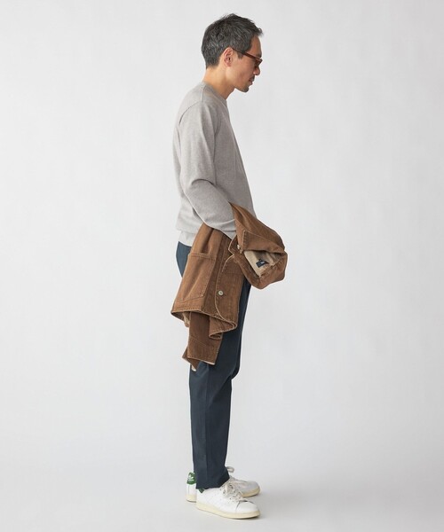 SHIPS（シップス）の「SHIPS: ライト カラー テーパード チノ（チノパンツ・メンズ・ベージュ/グレー/ホワイト/ネイビー・33/32/31/30/29/34）」の6枚目の写真