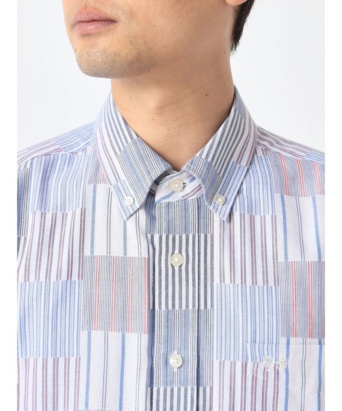 McGREGOR(マックレガー)の「ストライプパッチワーク(シャツ/ブラウス・メンズ・レッド/ブルー系その他・XL/M/L)」の13枚目の写真