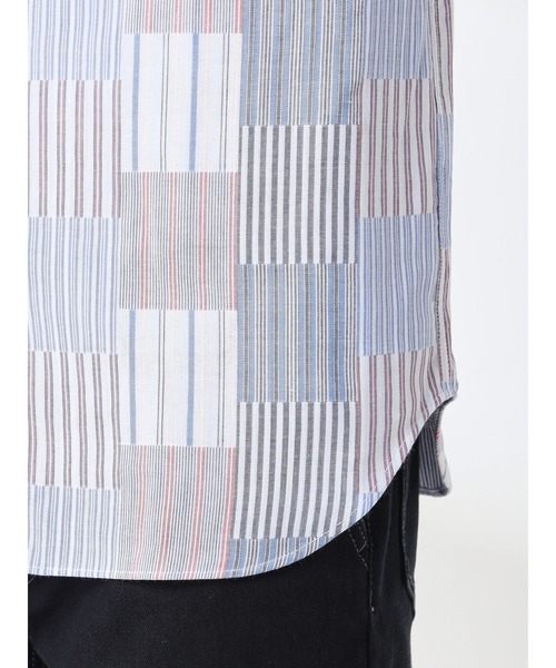 McGREGOR(マックレガー)の「ストライプパッチワーク(シャツ/ブラウス・メンズ・レッド/ブルー系その他・XL/M/L)」の10枚目の写真