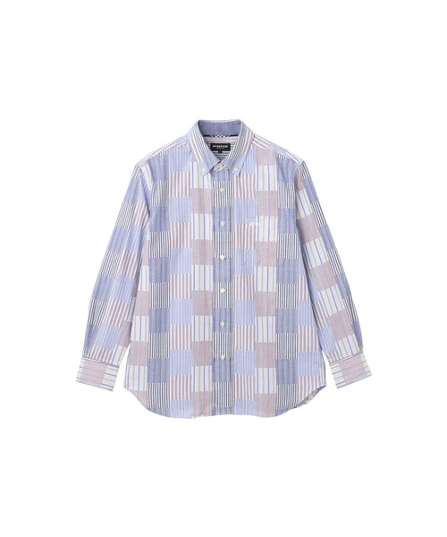 McGREGOR(マックレガー)の「ストライプパッチワーク(シャツ/ブラウス・メンズ・レッド/ブルー系その他・XL/M/L)」の4枚目の写真