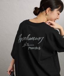 Manhattan Portage | 【WEB先行予約】[MANHATTAN PORTAGE/マンハッタンポーテージ] 別注 手描き風ロゴ バックプリントTシャツ(Tシャツ/カットソー)