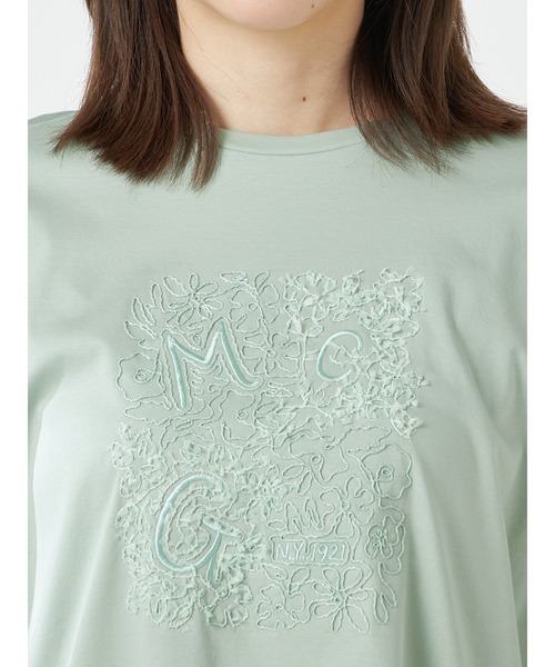 McGREGOR(マックレガー)の「コード刺繍スムースロングT(Tシャツ/カットソー・レディース・ピンク/アイボリー/ミント・L/M)」の9枚目の写真