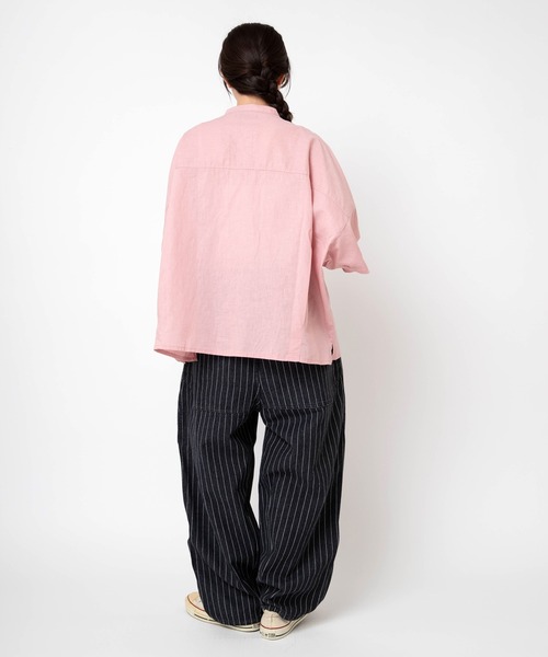 URCH RNA(アーチ アールエヌエー)の「R4448 コックさんのストライプデニムパンツ(デニムパンツ・レディース・ワンウォッシュ/ブラック・FREE)」の10枚目の写真