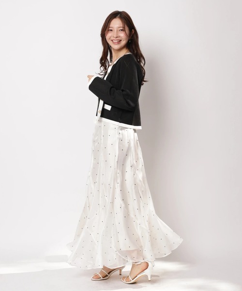 Apuweiser-riche（アプワイザーリッシェ）の「シャイニーエスカルゴスカート（スカート・レディース・ピンク/ドット/ミント/ブラック・0/1/2）」の11枚目の写真