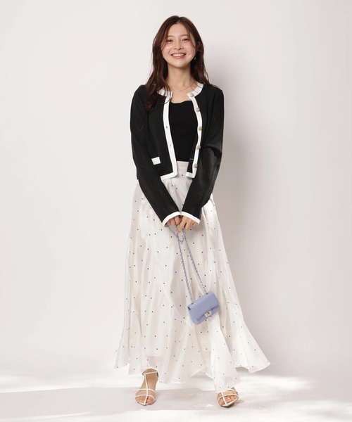 Apuweiser-riche（アプワイザーリッシェ）の「シャイニーエスカルゴスカート（スカート・レディース・ピンク/ドット/ミント/ブラック・0/1/2）」の12枚目の写真