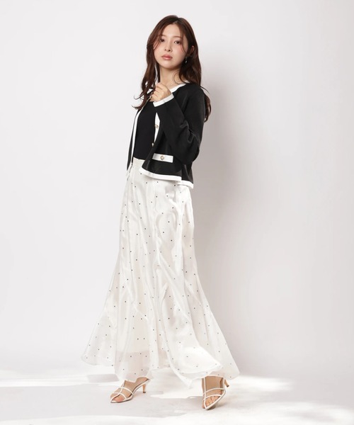 Apuweiser-riche（アプワイザーリッシェ）の「シャイニーエスカルゴスカート（スカート・レディース・ピンク/ドット/ミント/ブラック・0/1/2）」の13枚目の写真