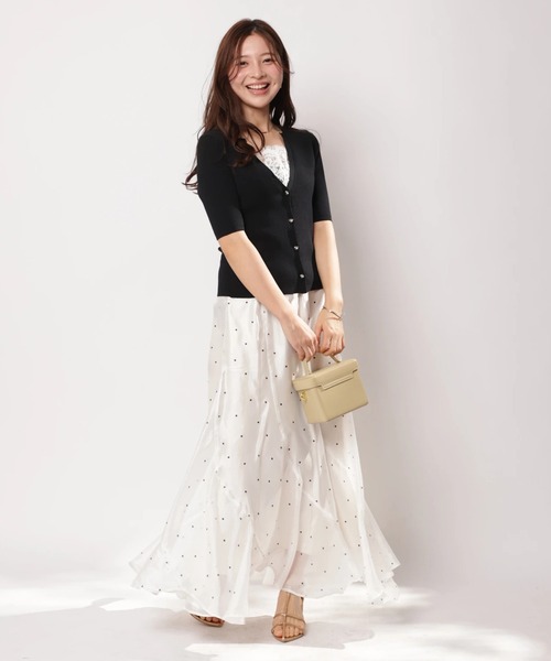 Apuweiser-riche（アプワイザーリッシェ）の「シャイニーエスカルゴスカート（スカート・レディース・ピンク/ドット/ミント/ブラック・0/1/2）」の16枚目の写真