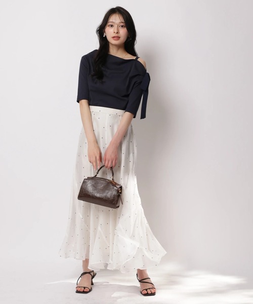 Apuweiser-riche（アプワイザーリッシェ）の「シャイニーエスカルゴスカート（スカート・レディース・ピンク/ドット/ミント/ブラック・0/1/2）」の18枚目の写真