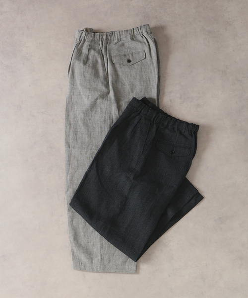 JOURNAL STANDARD J.S HOMESTEAD（ジャーナルスタンダードホームステッド）の「J.S.Homestead / コーデュロイ インフレーション スラックス（スラックス・メンズ・ブラック/チャコールグレー・MEDIUM/LARGE）」の3枚目の写真