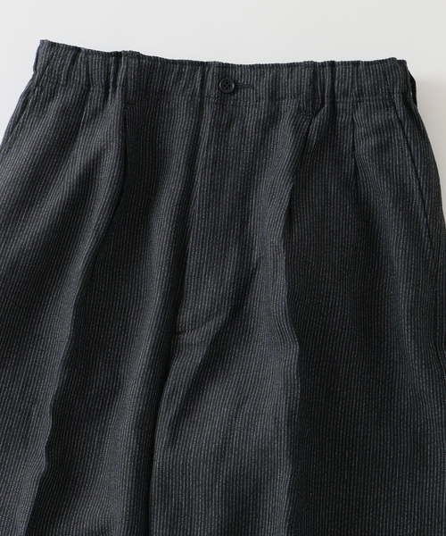 JOURNAL STANDARD J.S HOMESTEAD（ジャーナルスタンダードホームステッド）の「J.S.Homestead / コーデュロイ インフレーション スラックス（スラックス・メンズ・ブラック/チャコールグレー・MEDIUM/LARGE）」の6枚目の写真