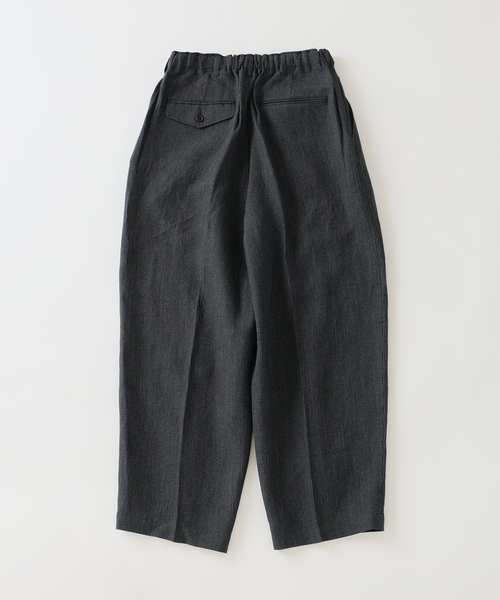 JOURNAL STANDARD J.S HOMESTEAD（ジャーナルスタンダードホームステッド）の「J.S.Homestead / コーデュロイ インフレーション スラックス（スラックス・メンズ・ブラック/チャコールグレー・MEDIUM/LARGE）」の12枚目の写真