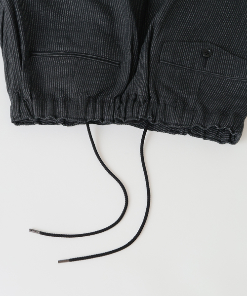 JOURNAL STANDARD J.S HOMESTEAD（ジャーナルスタンダードホームステッド）の「J.S.Homestead / コーデュロイ インフレーション スラックス（スラックス・メンズ・ブラック/チャコールグレー・MEDIUM/LARGE）」の13枚目の写真