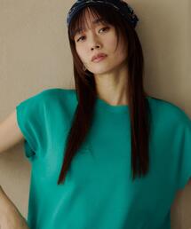 THE SHOP TK | 【S-XL/ひんやりタッチ】多機能フレンチスリーブニット 洗濯機OK/UVケア/毛玉になりにくい(ニット/セーター)