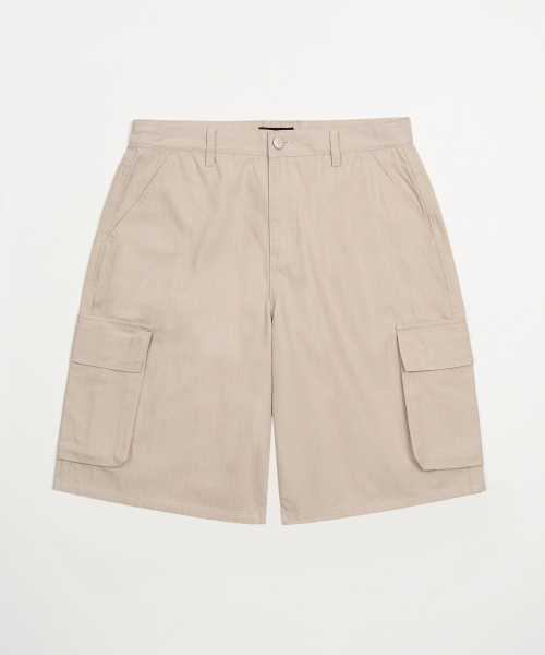 TOFFEE(トフィー)の「コットンカーゴハーフパンツ(ベージュ)(その他パンツ・メンズ・その他・MEDIUM/LARGE/X-LARGE/SMALL)」の4枚目の写真