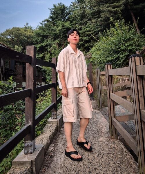 TOFFEE(トフィー)の「コットンカーゴハーフパンツ(ベージュ)(その他パンツ・メンズ・その他・MEDIUM/LARGE/X-LARGE/SMALL)」の7枚目の写真
