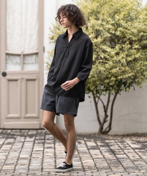 CAMBIO(カンビオ)の「mp14855-太畝コーデュロイショートパンツ(CMB-R0213)(その他パンツ・メンズ・ライトベージュ/チャコール/ピンク・L/M/S)」の9枚目の写真